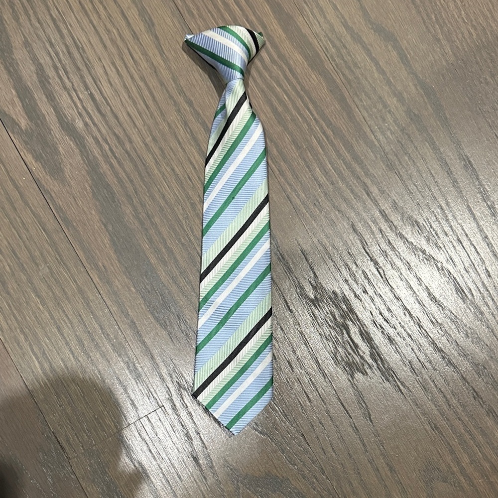 Banana Republic Kids Striped Tie - Blue, Green, Black